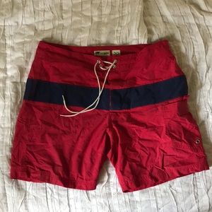 J. Crew swim trunks